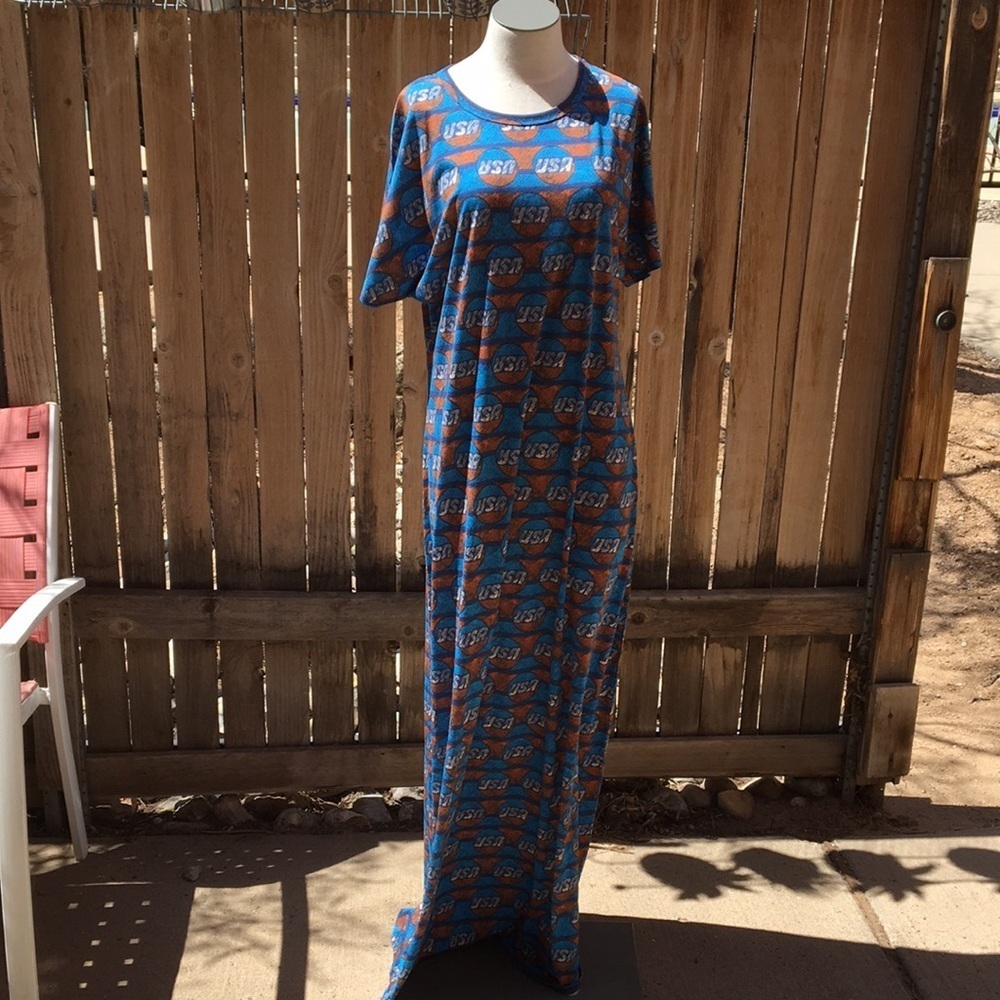 Lularoe Maria USA Maxi dress